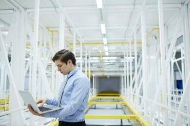 Travail dans un data center